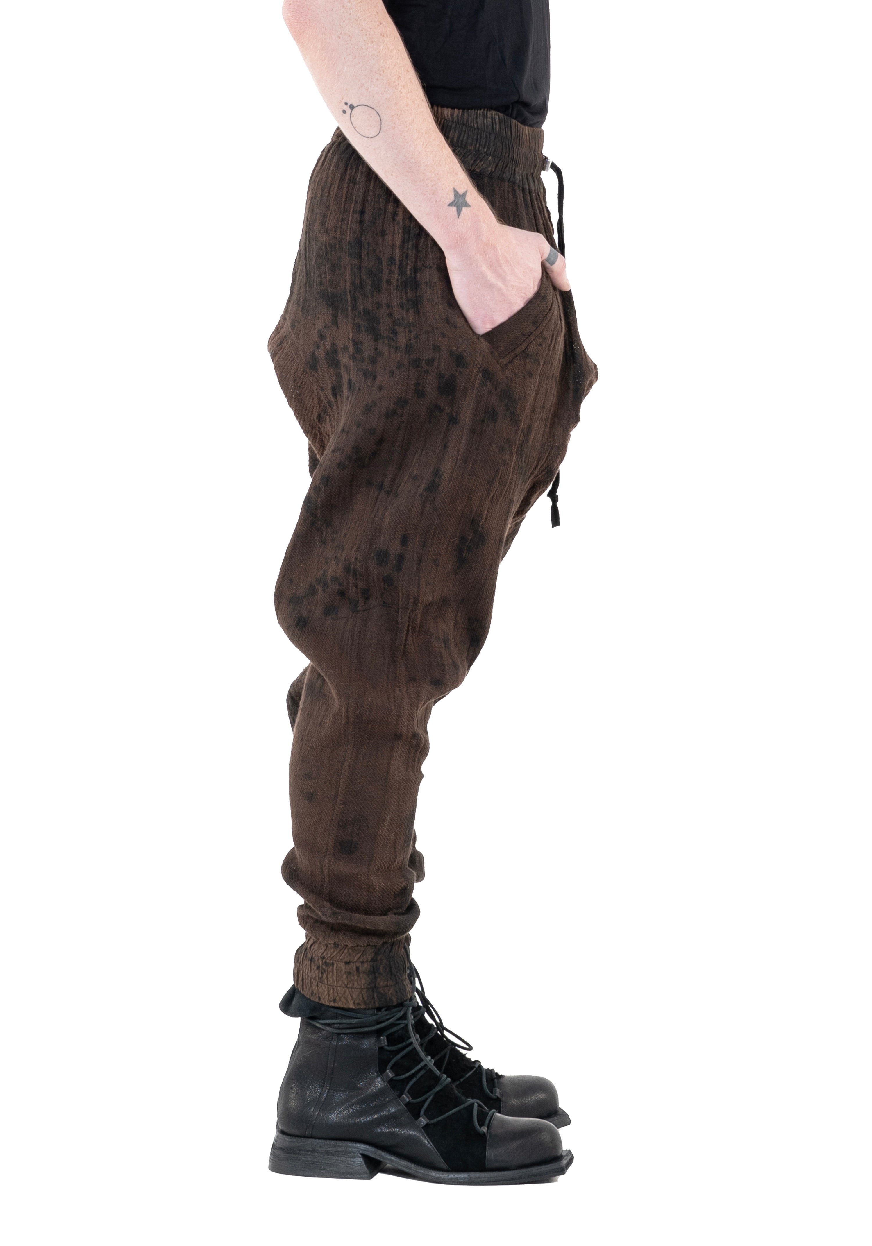 Aal Pants Kaku Noda Brown