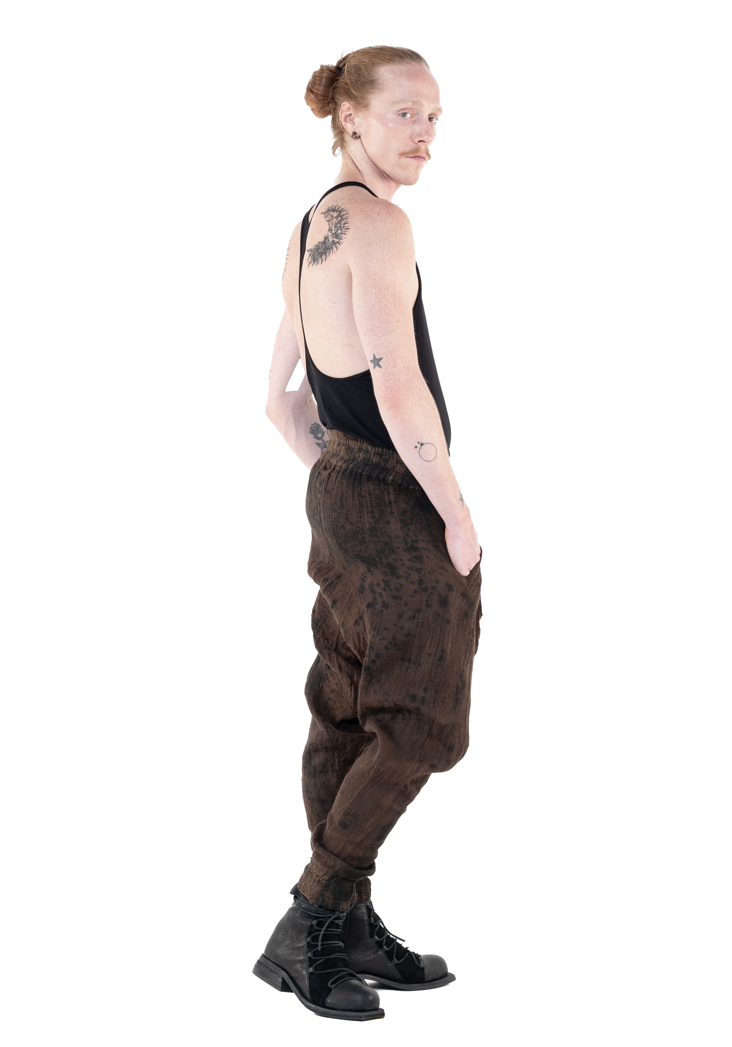 Aal Pants Kaku Noda Brown