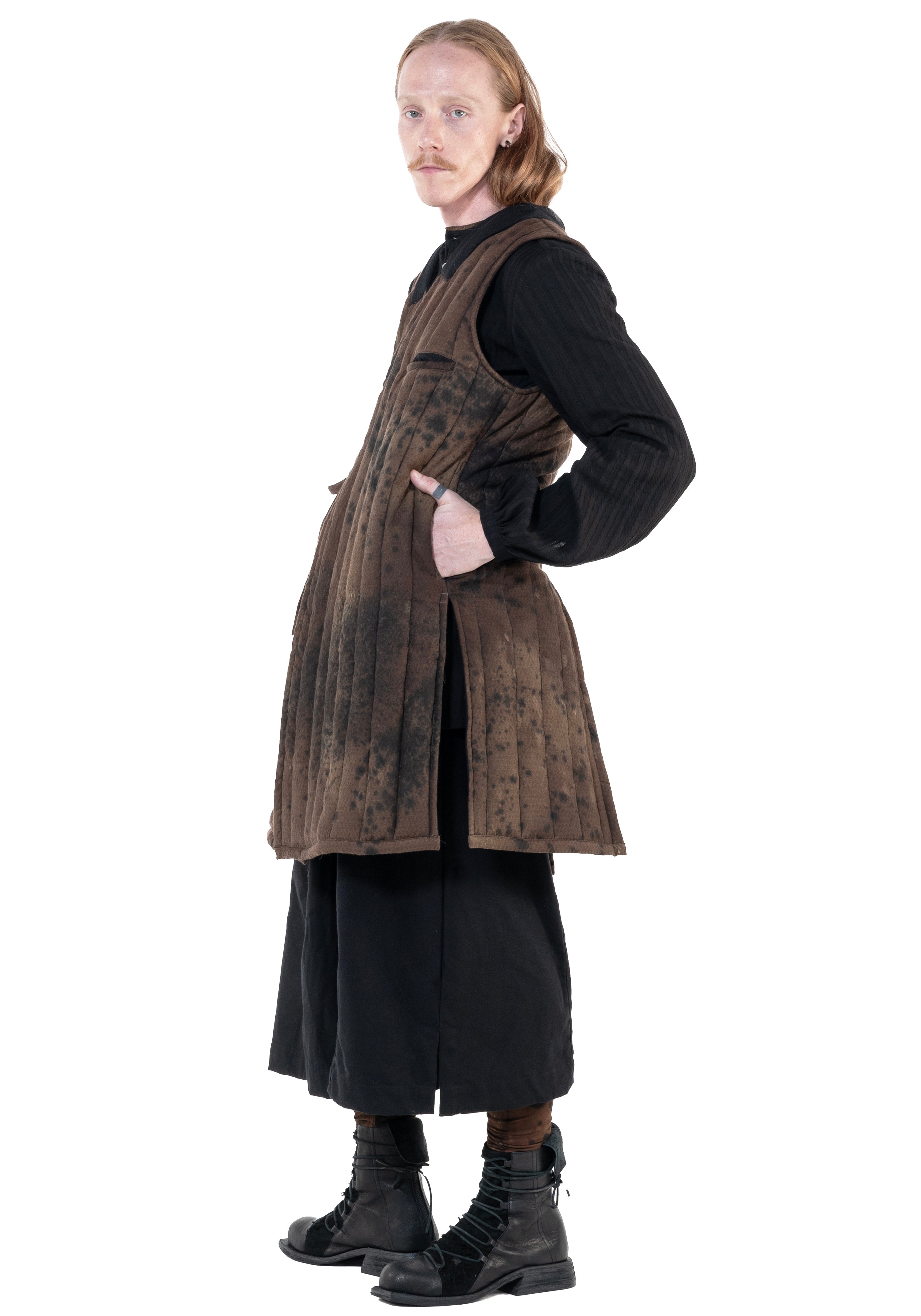 Puffer Vest Noda Brown