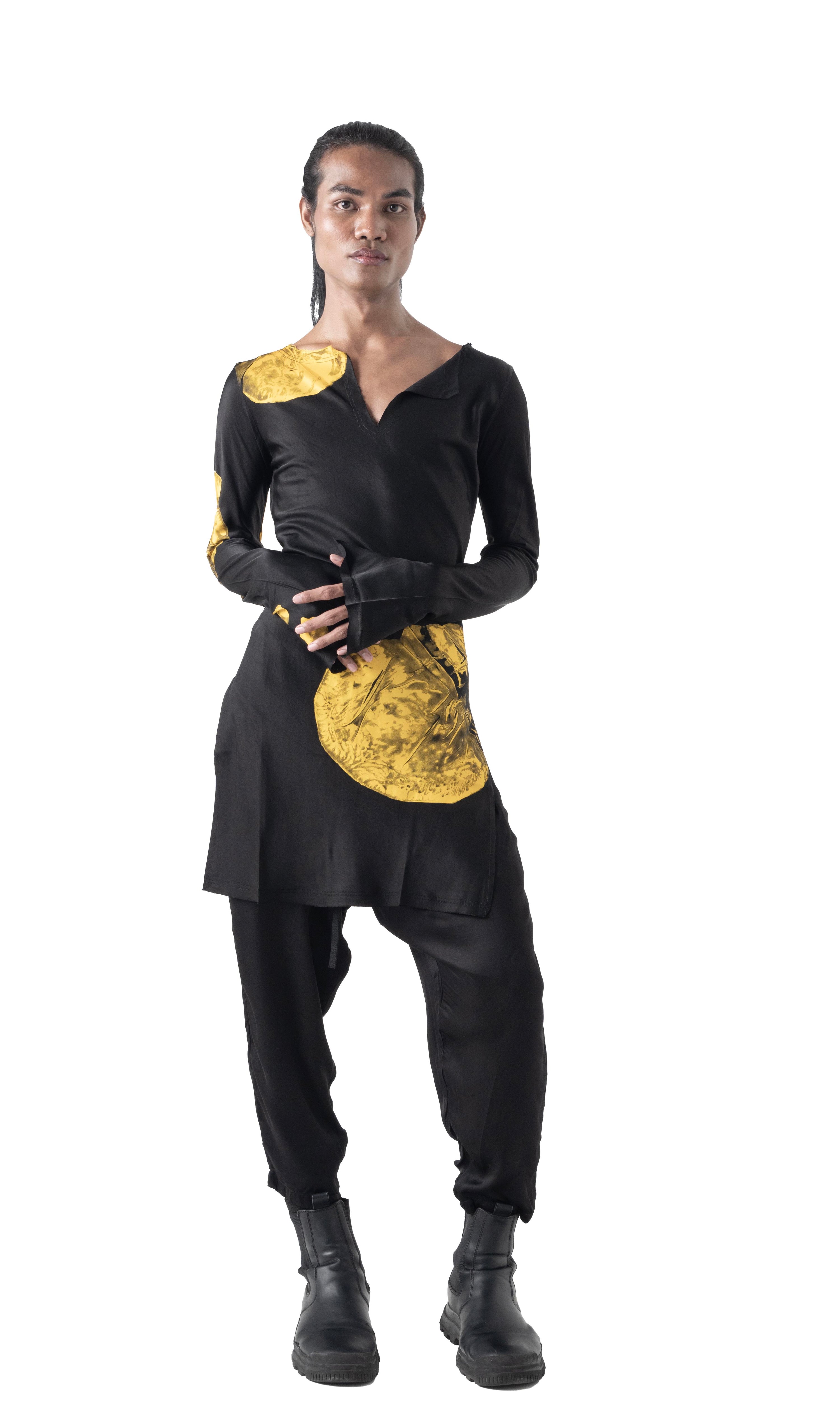 Albatross Top Yellow Batik