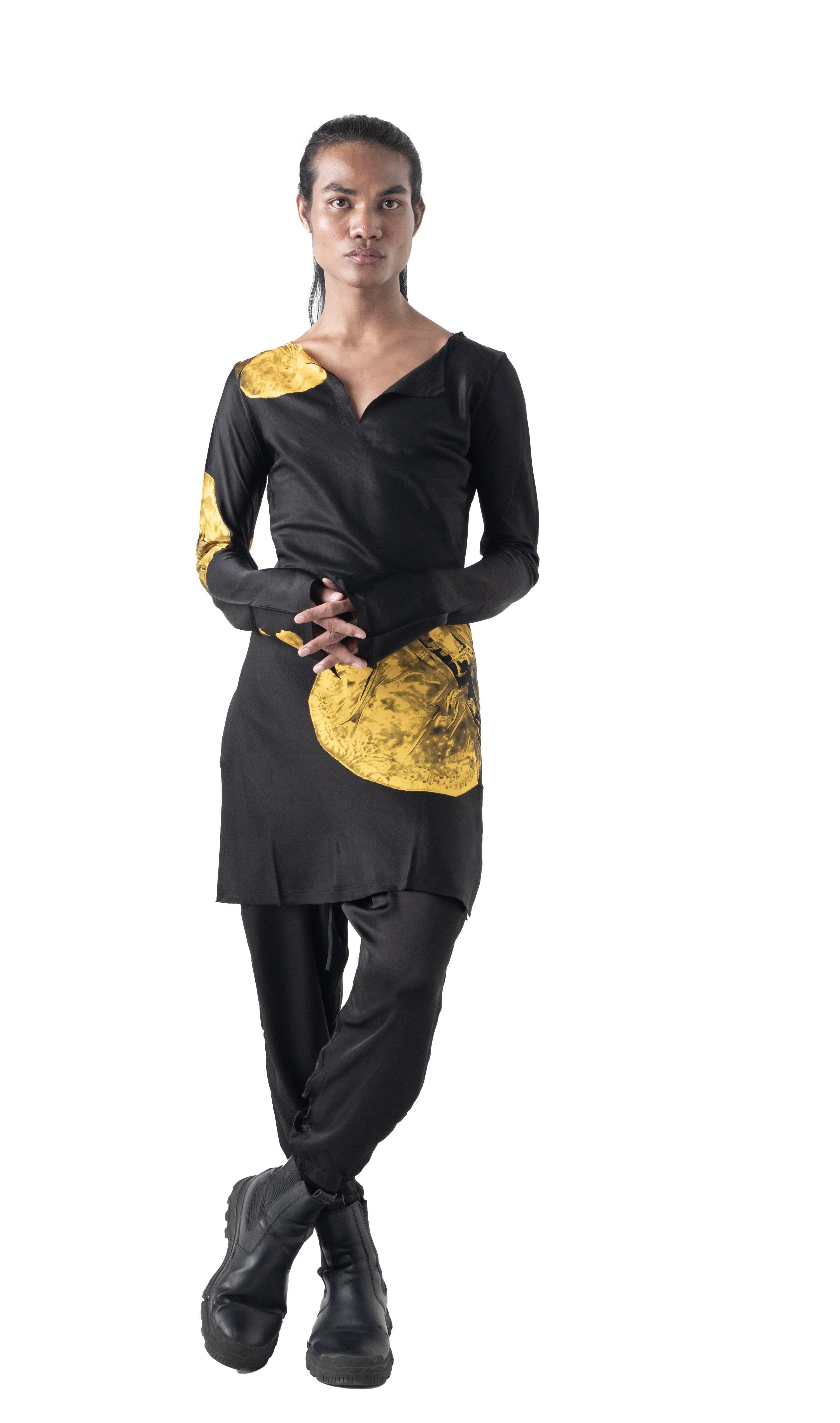 Albatross Top Yellow Batik