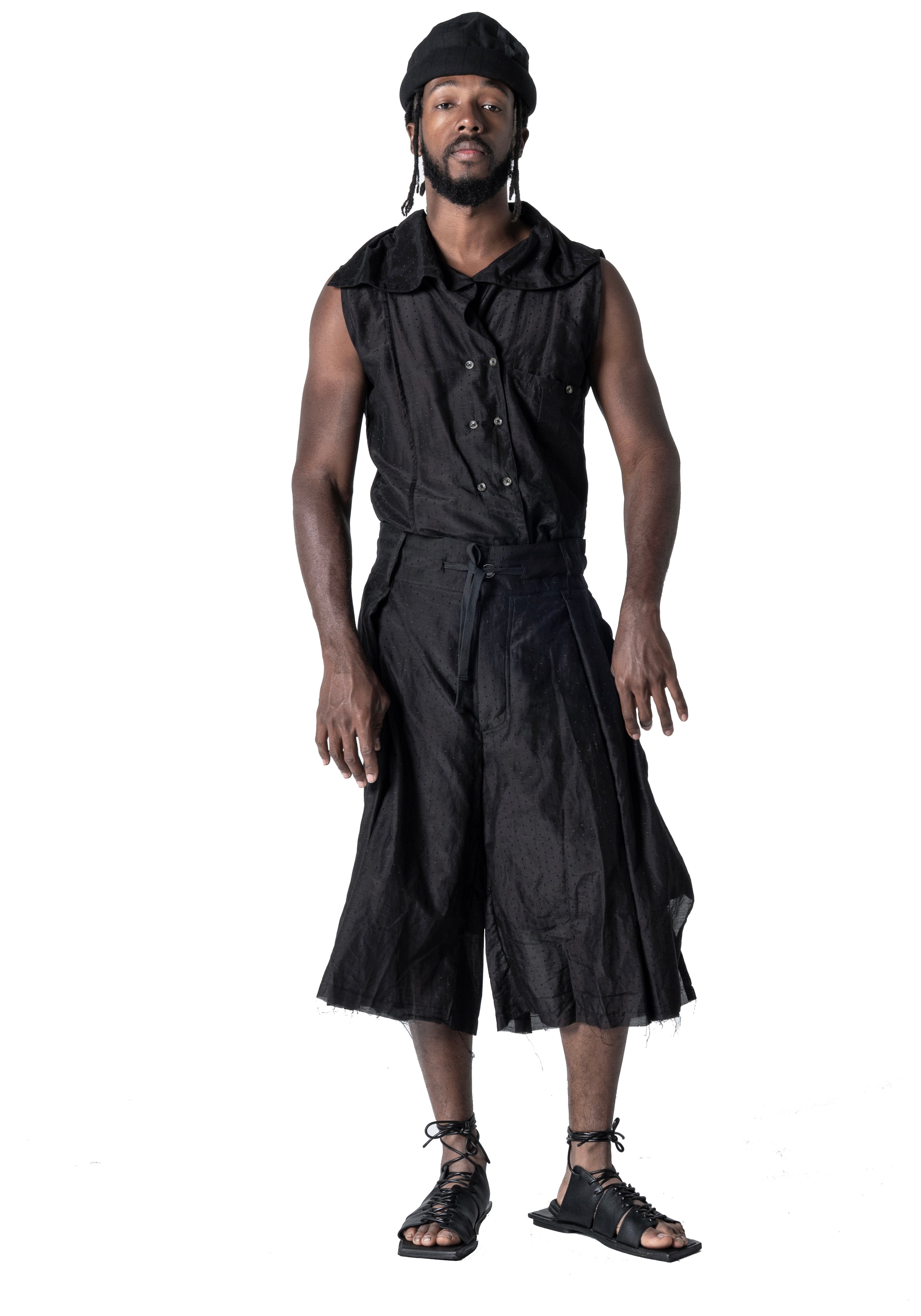 Anwei Silk Cotton Shorts