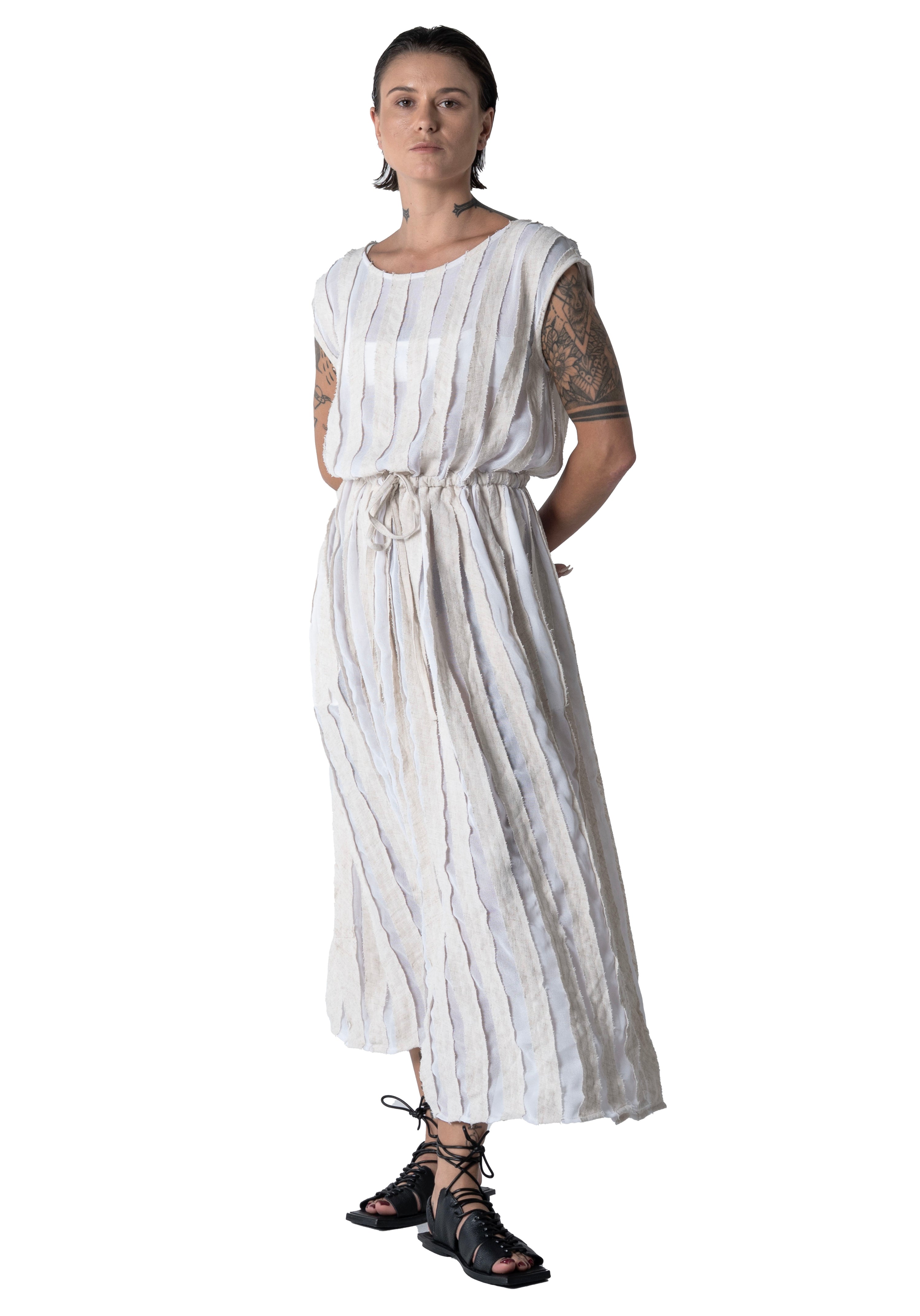 Atthis Dress Striped