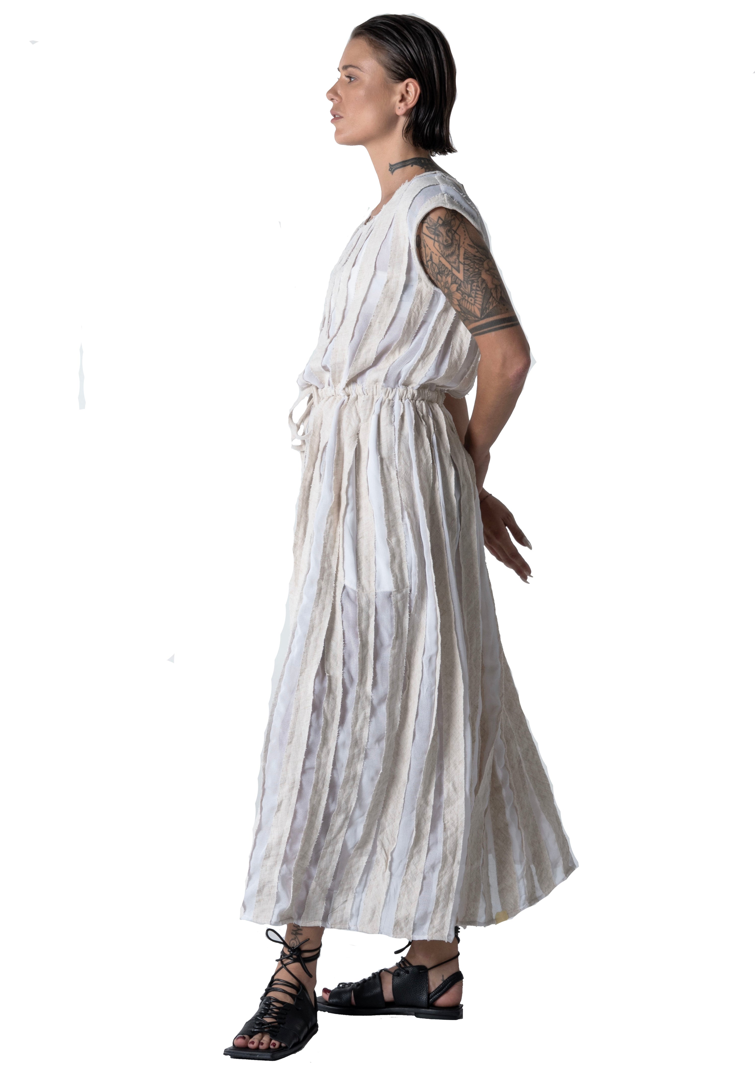 Atthis Dress Striped