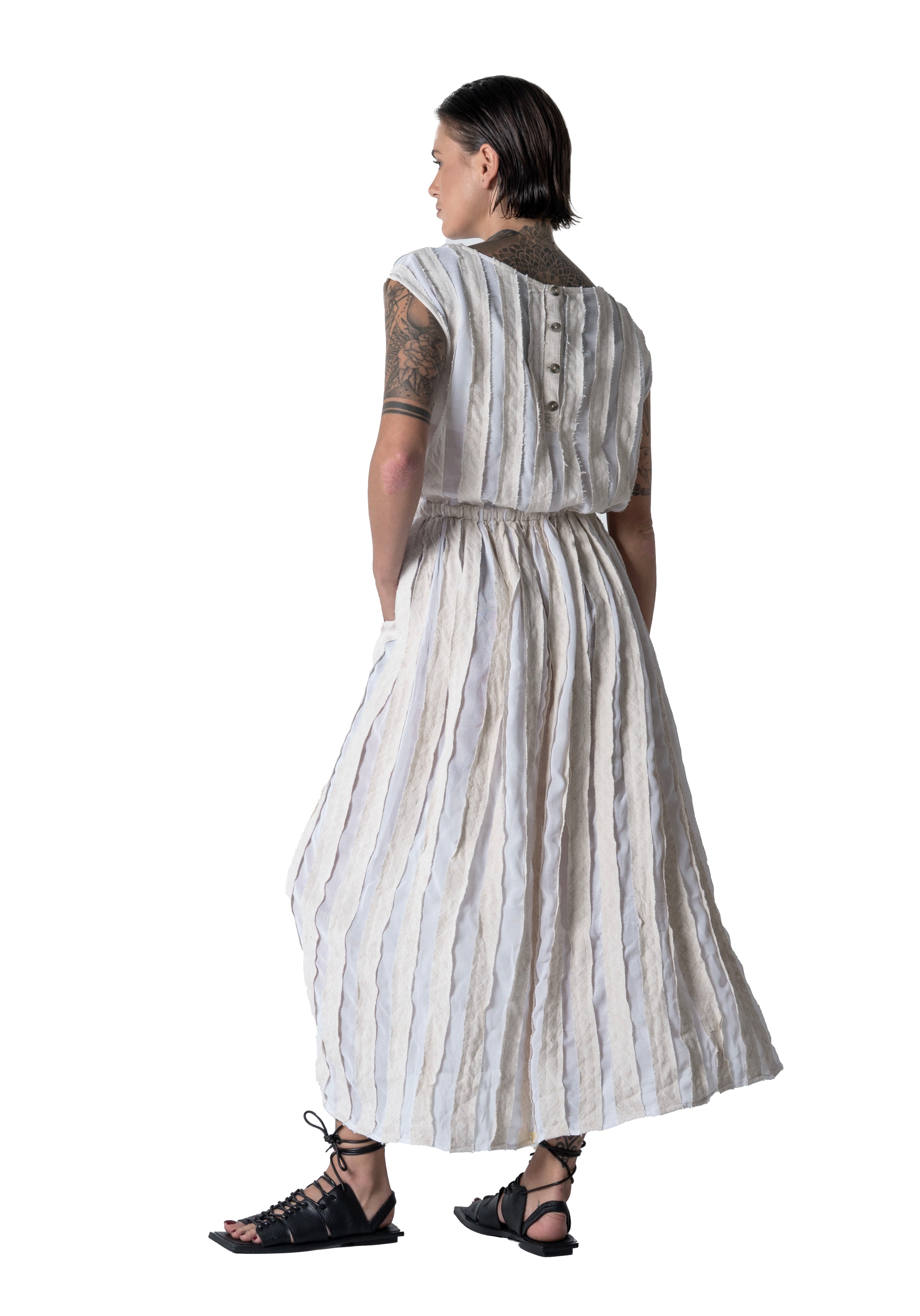 Atthis Dress Striped