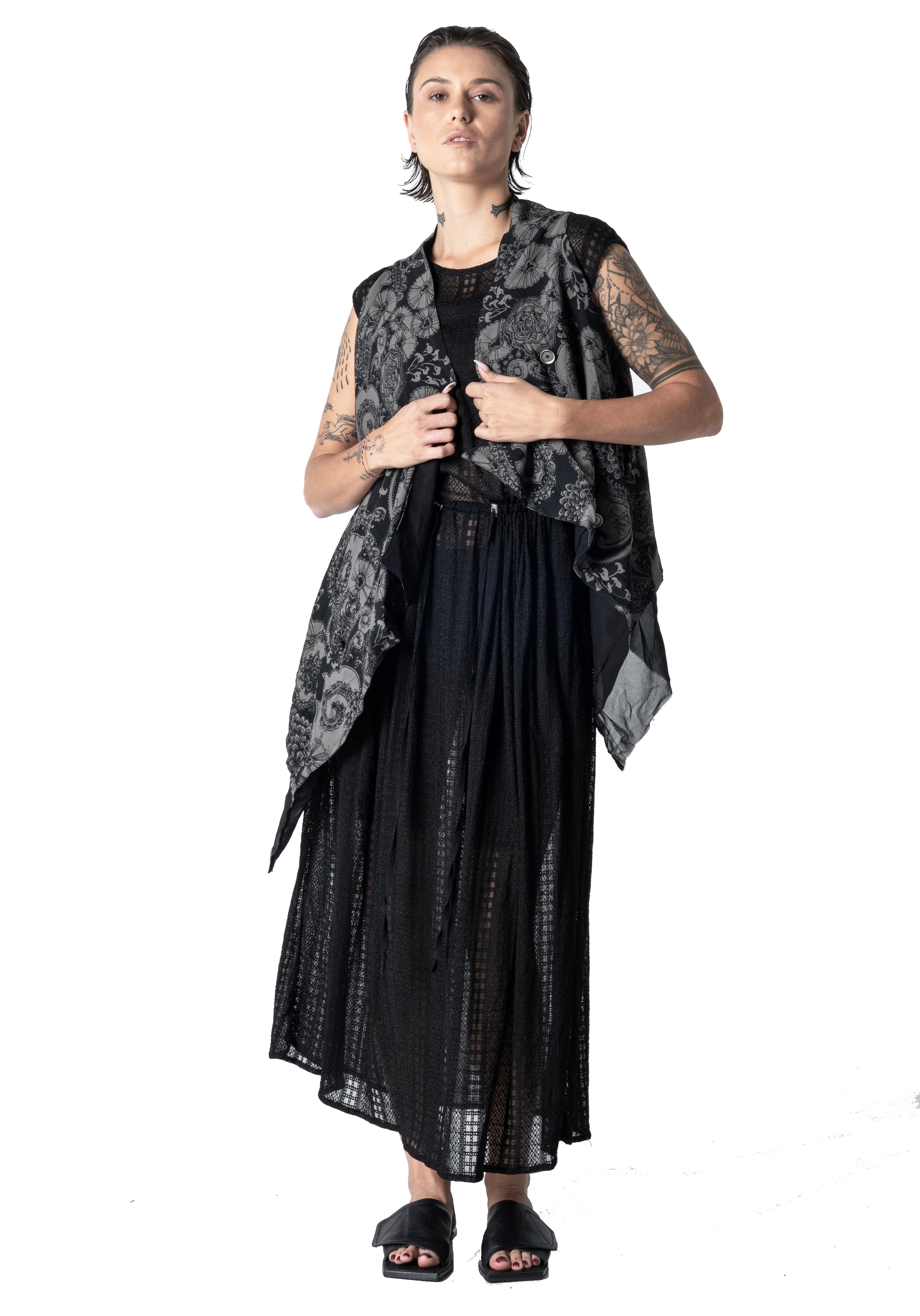 Hold Me Vest Batik Print