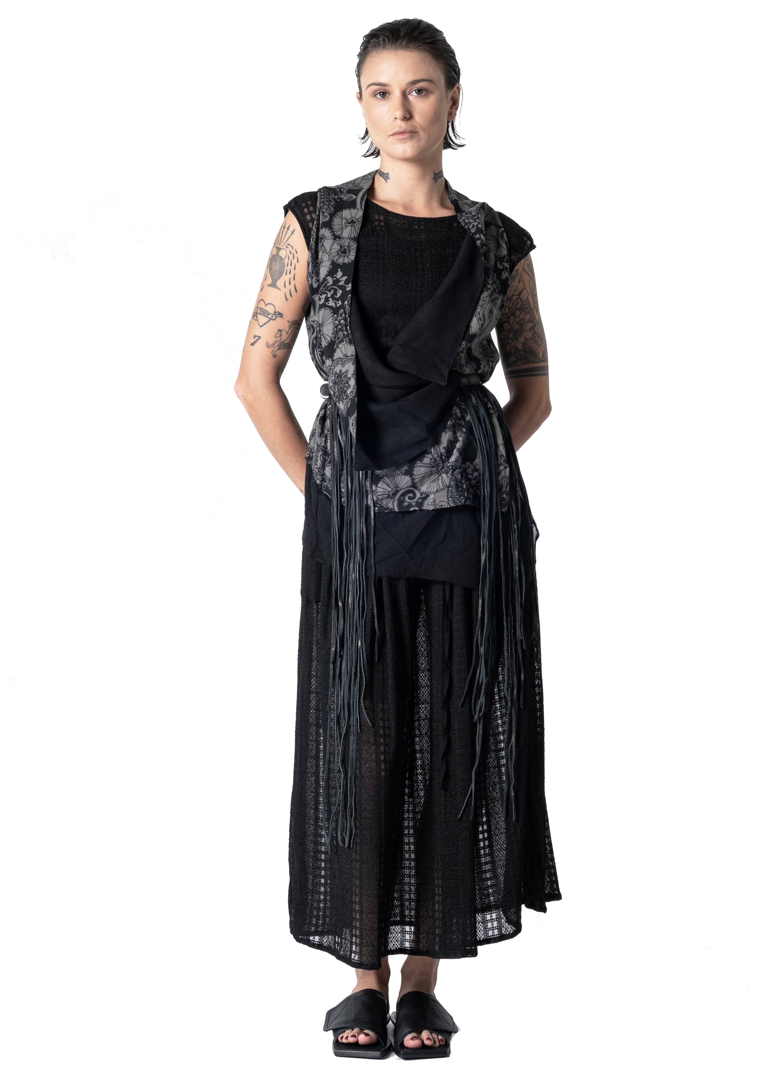 Hold Me Vest Batik Print