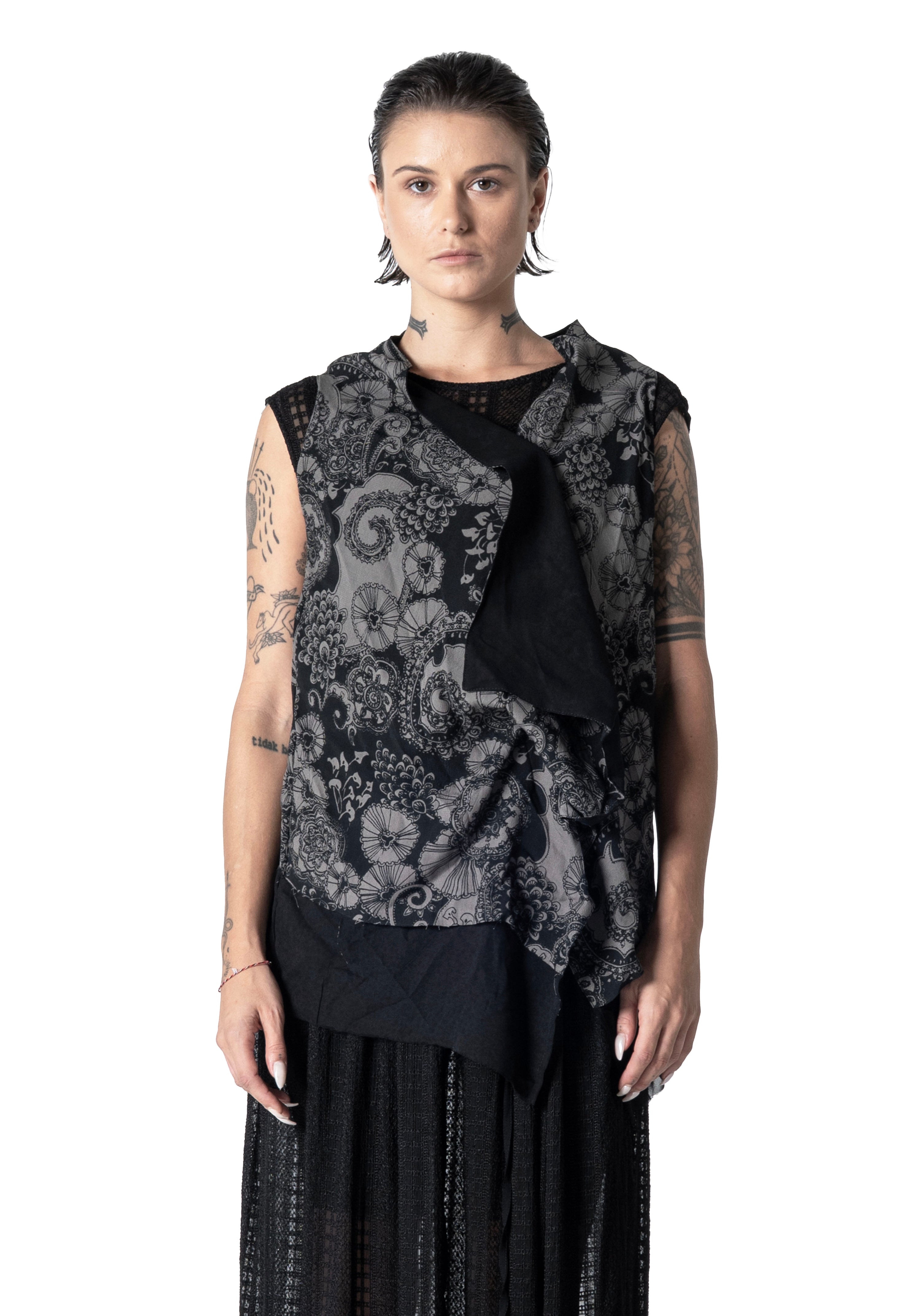 Hold Me Vest Batik Print