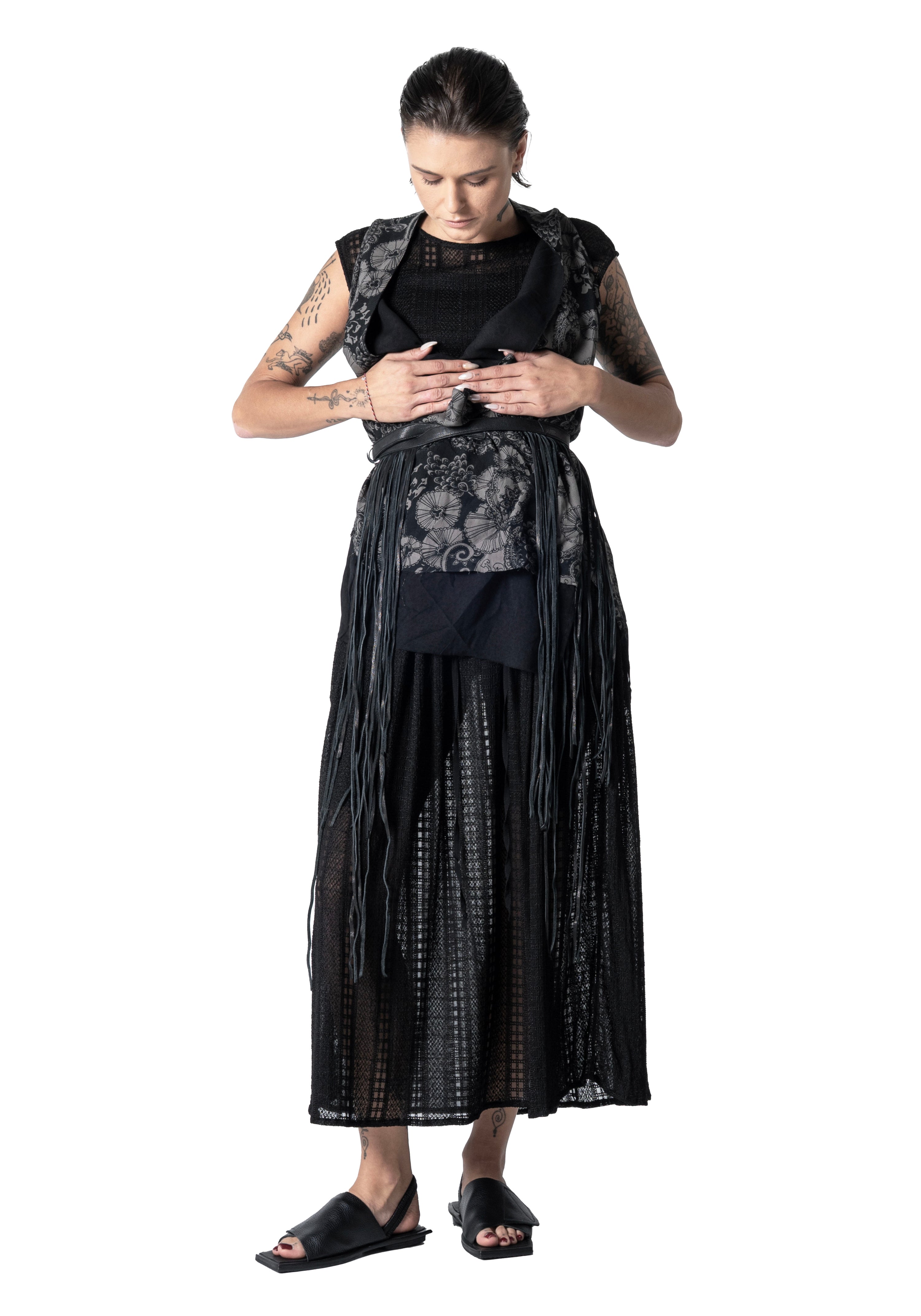 Hold Me Vest Batik Print