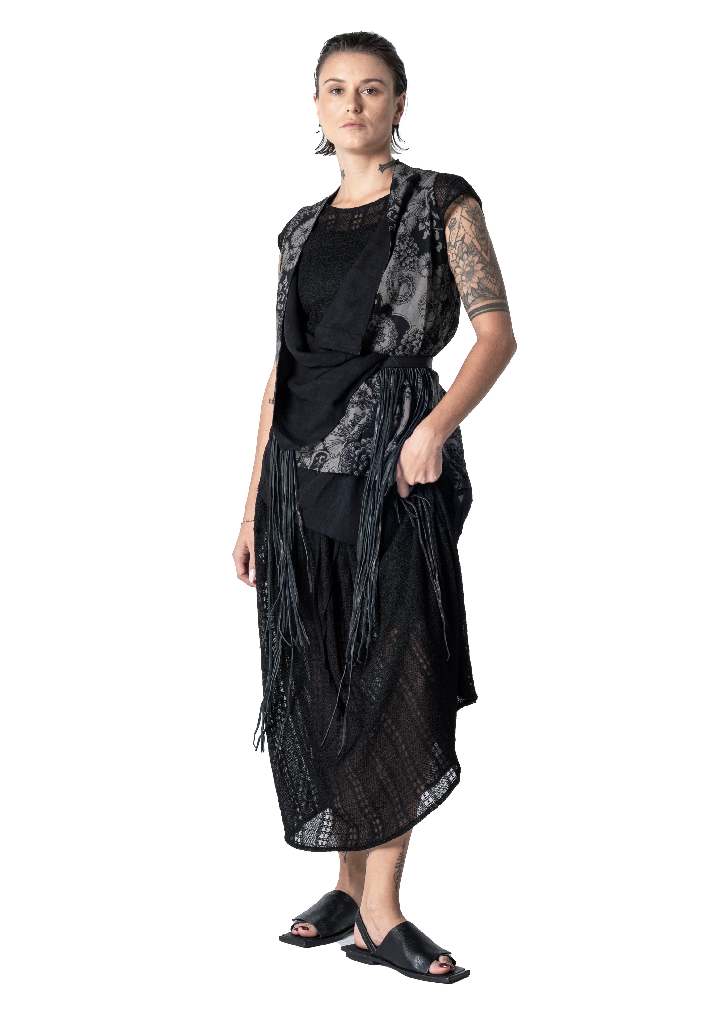 Hold Me Vest Batik Print