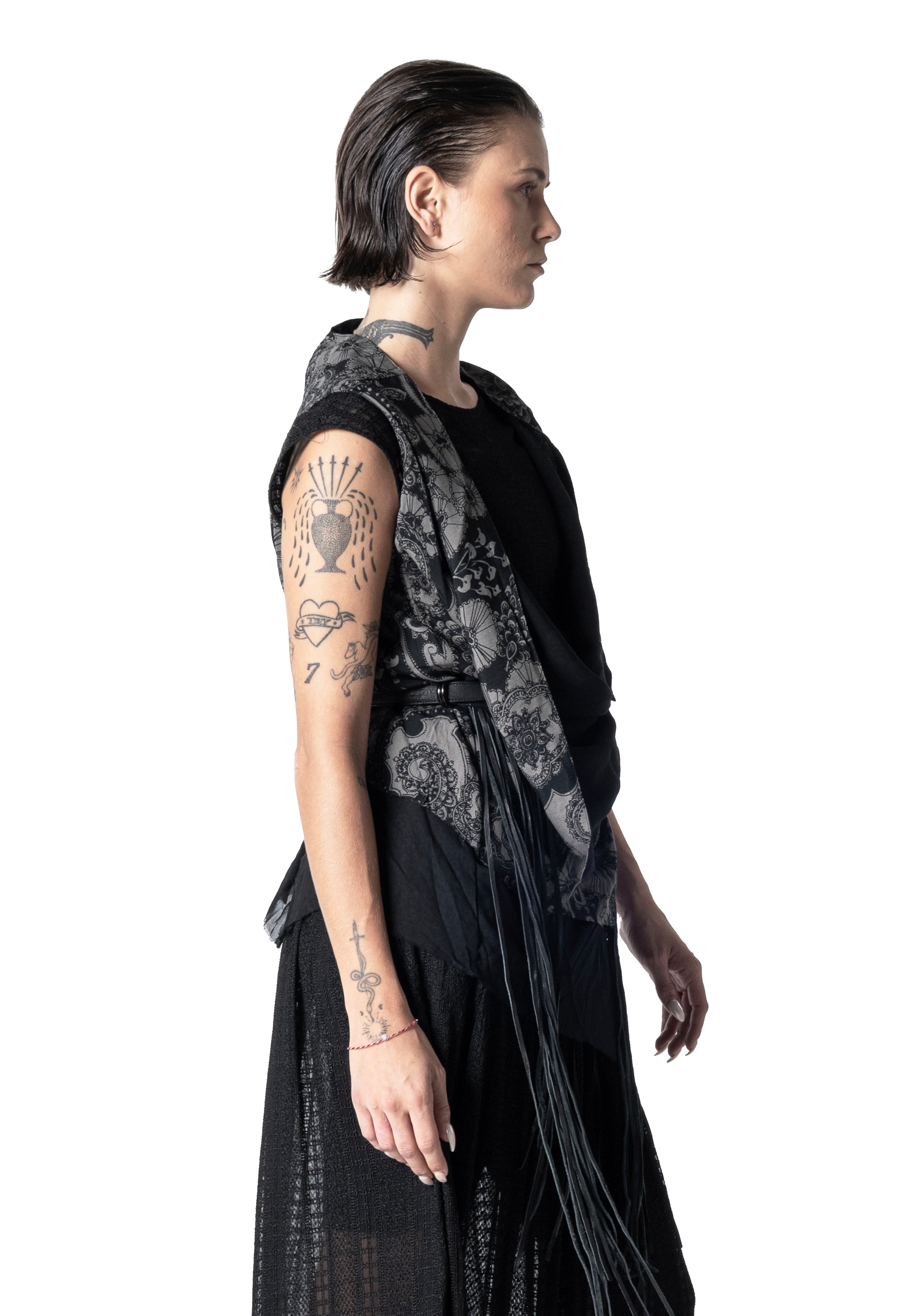 Hold Me Vest Batik Print
