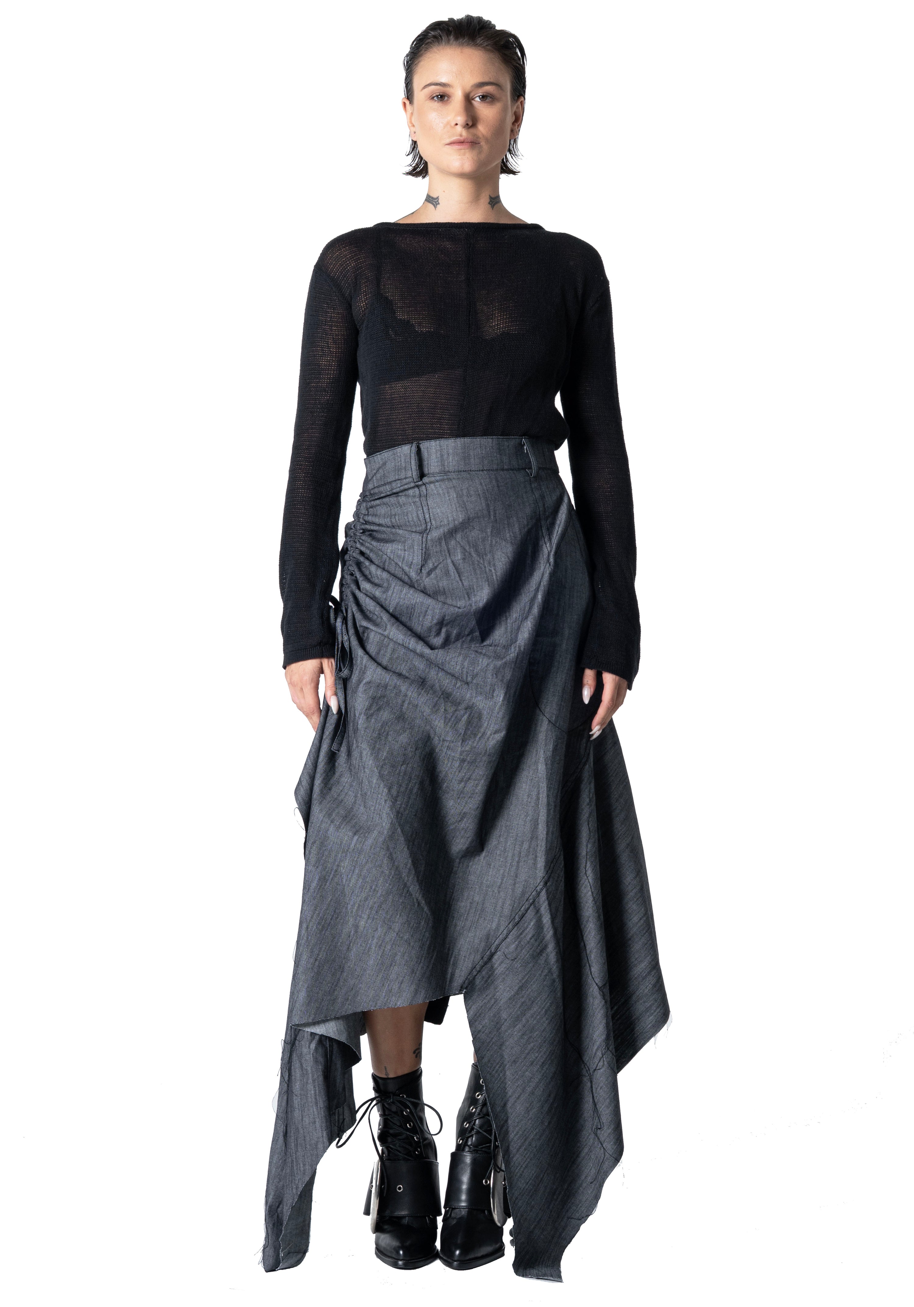 Sarnai skirt light denim