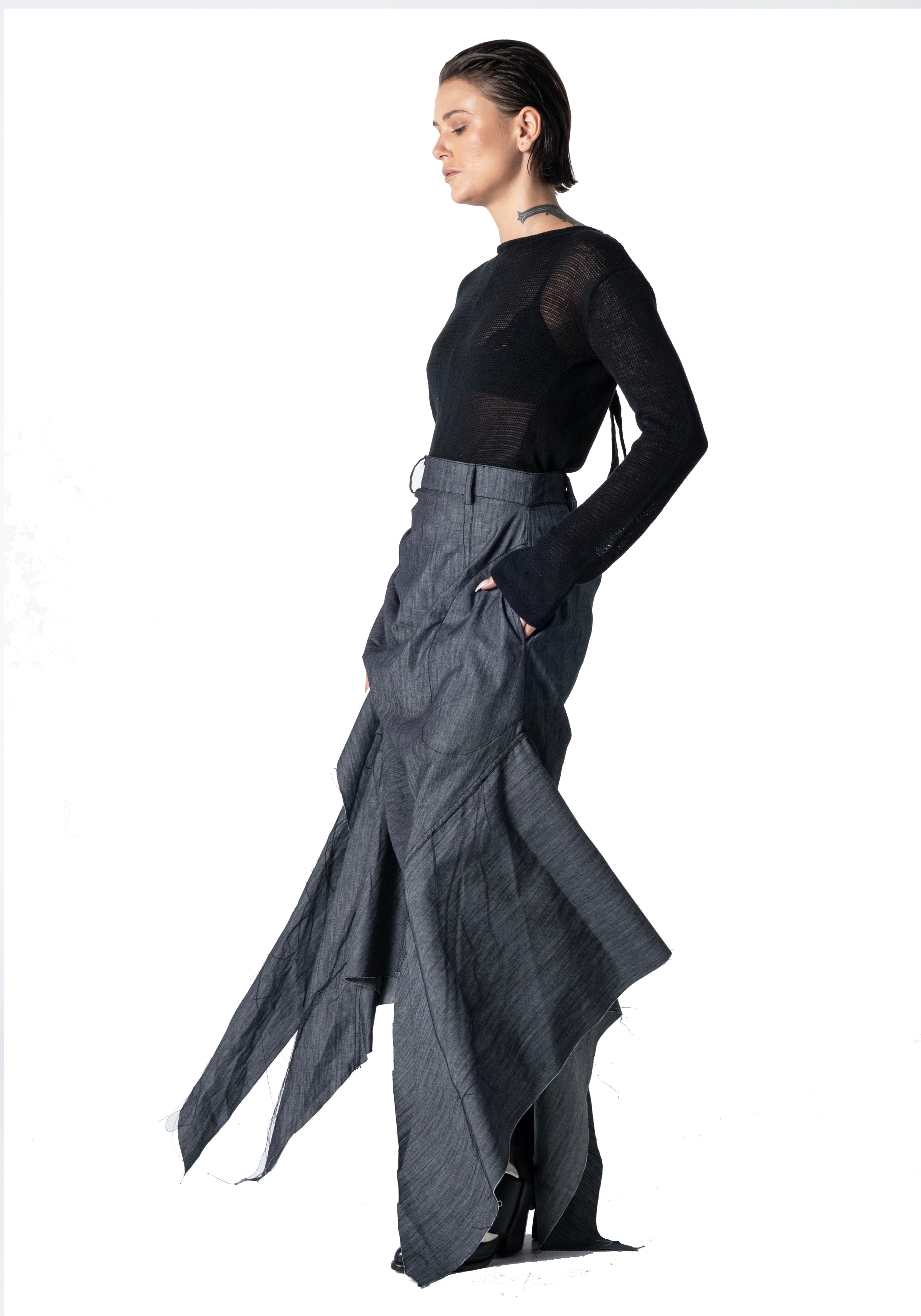 Sarnai skirt light denim