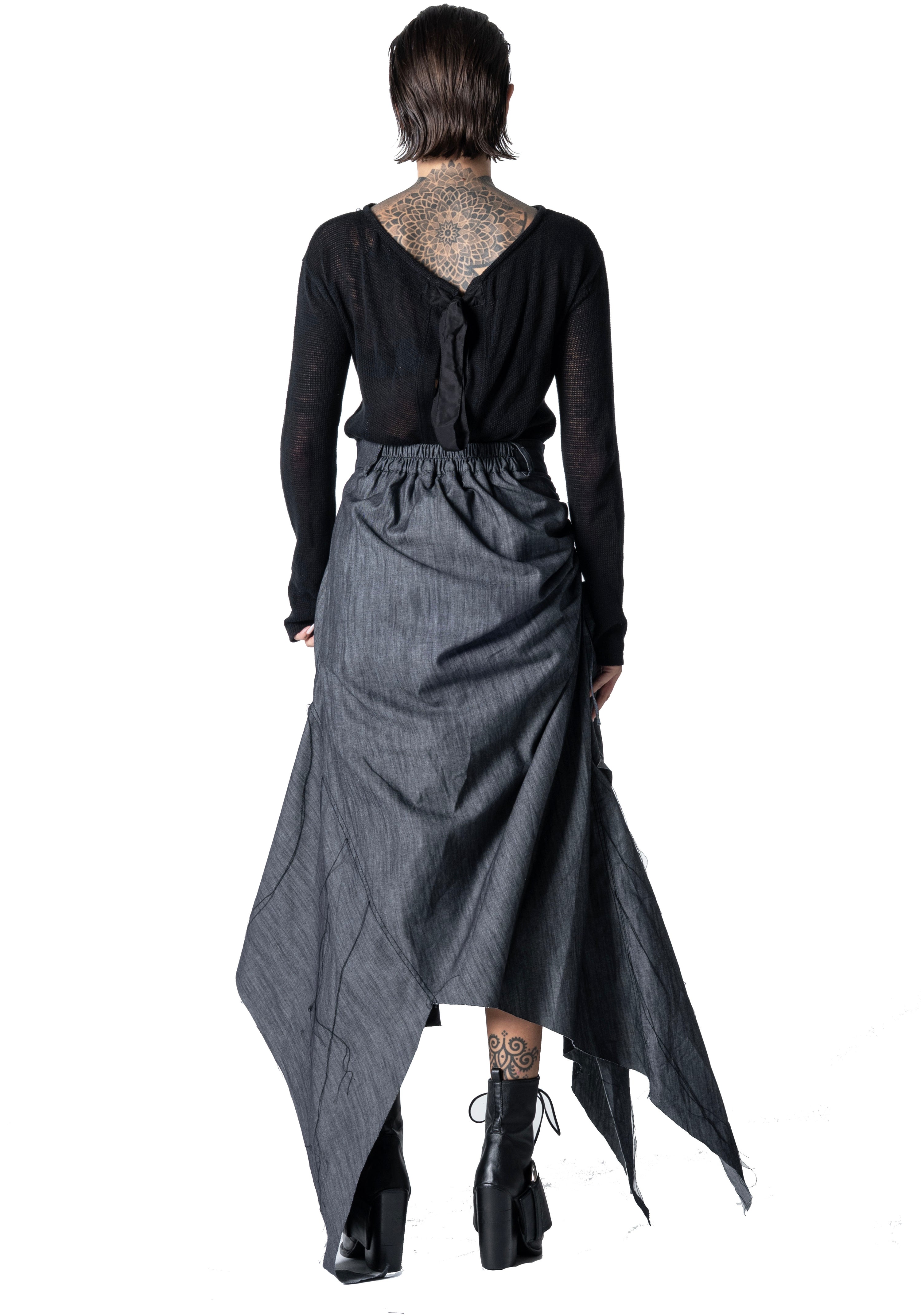 Sarnai skirt light denim