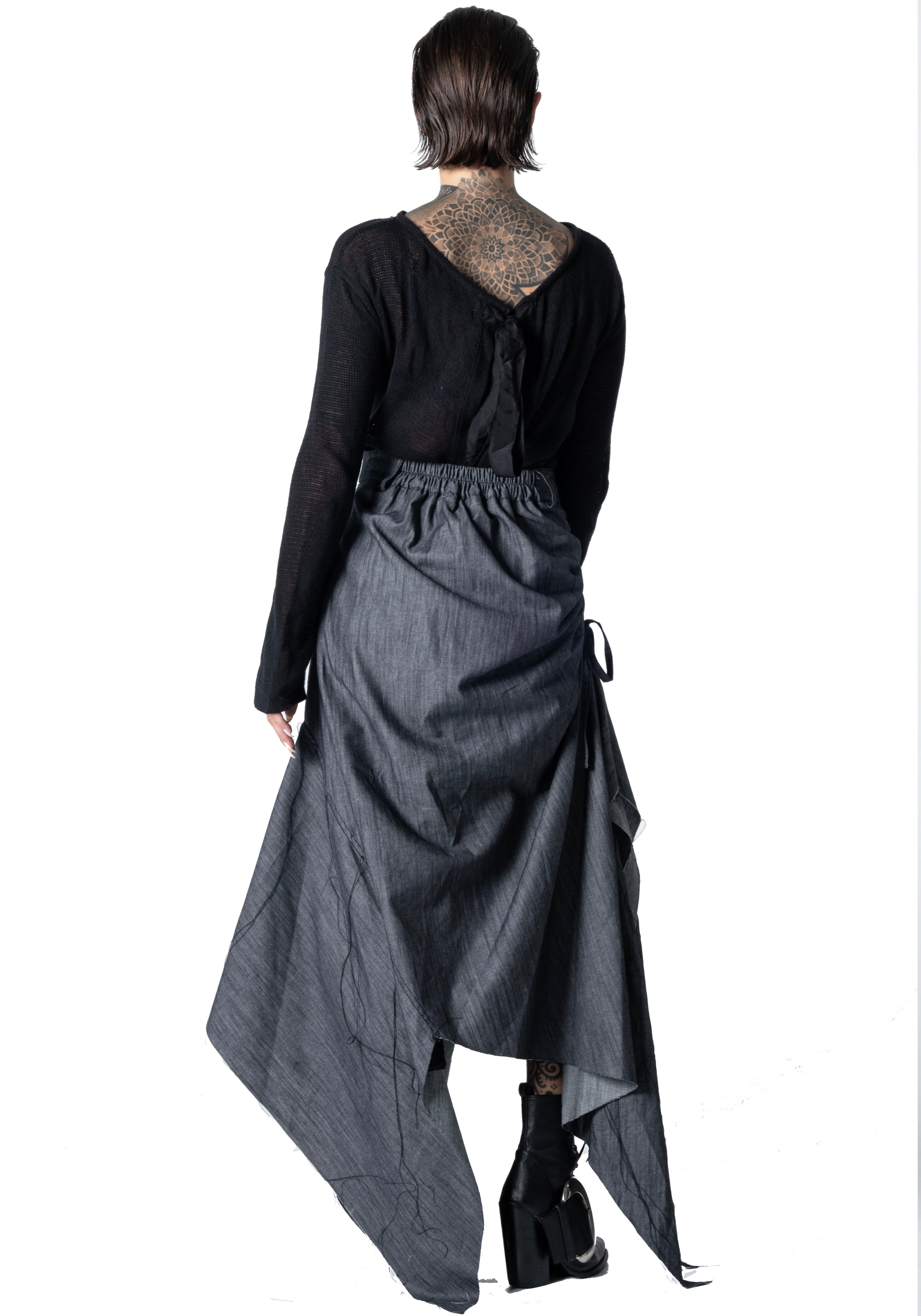 Sarnai skirt light denim
