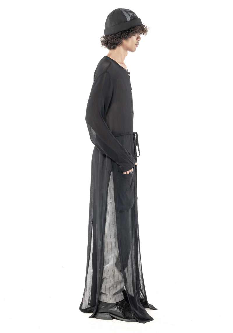 Slit Coat Sheer