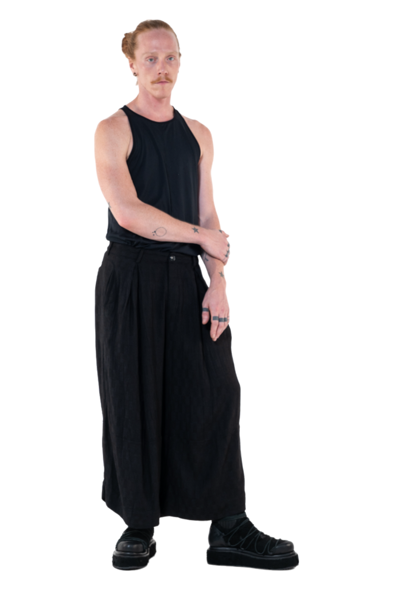 About Blank Culottes Black